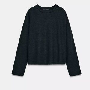 Zara Charcoal Gray Sweatshirt